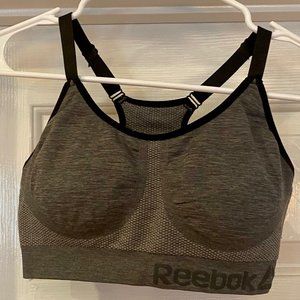 Gray Reebok Sports Bra